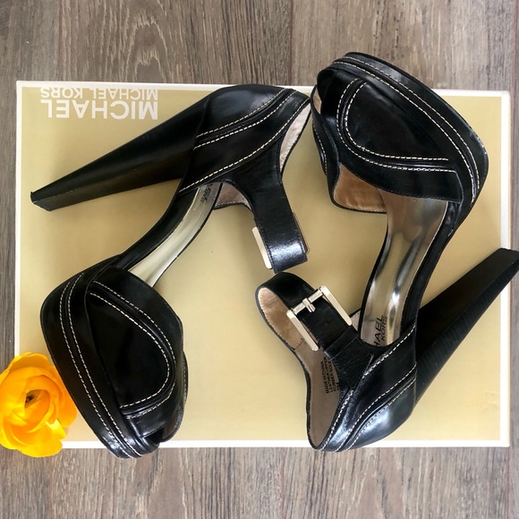MICHAEL Michael Kors Shoes - MICHAEL Michael Kors Platform Heels w/Ankle Strap